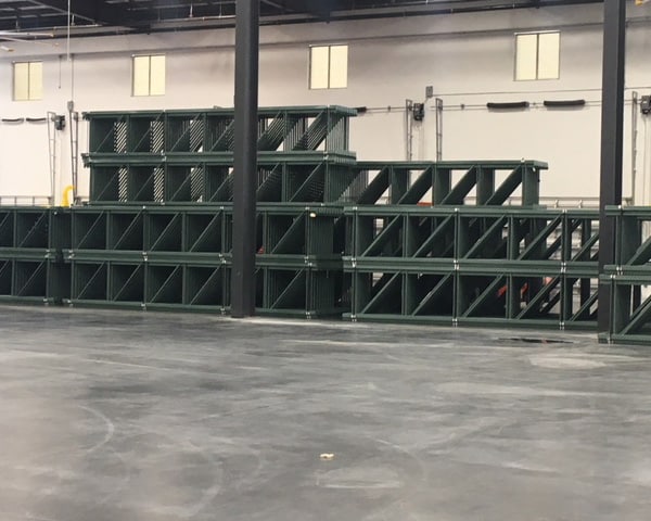 Pallet Rack w/ Netting Project