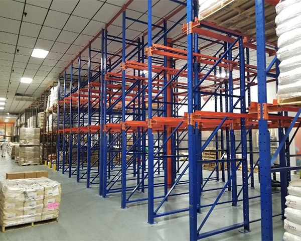 pallet rack install